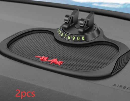 Non-Slip Car Phone Pad For 4-in-1 Car Parking Number Card Anti-Slip Mat Auto Phone Holder Sticky Anti Slide Dash Phone Mount 12