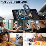 360 Foldable Vacuum Phone Holder Strong Magnetic Suction Cup Car Stand Car Mount 9