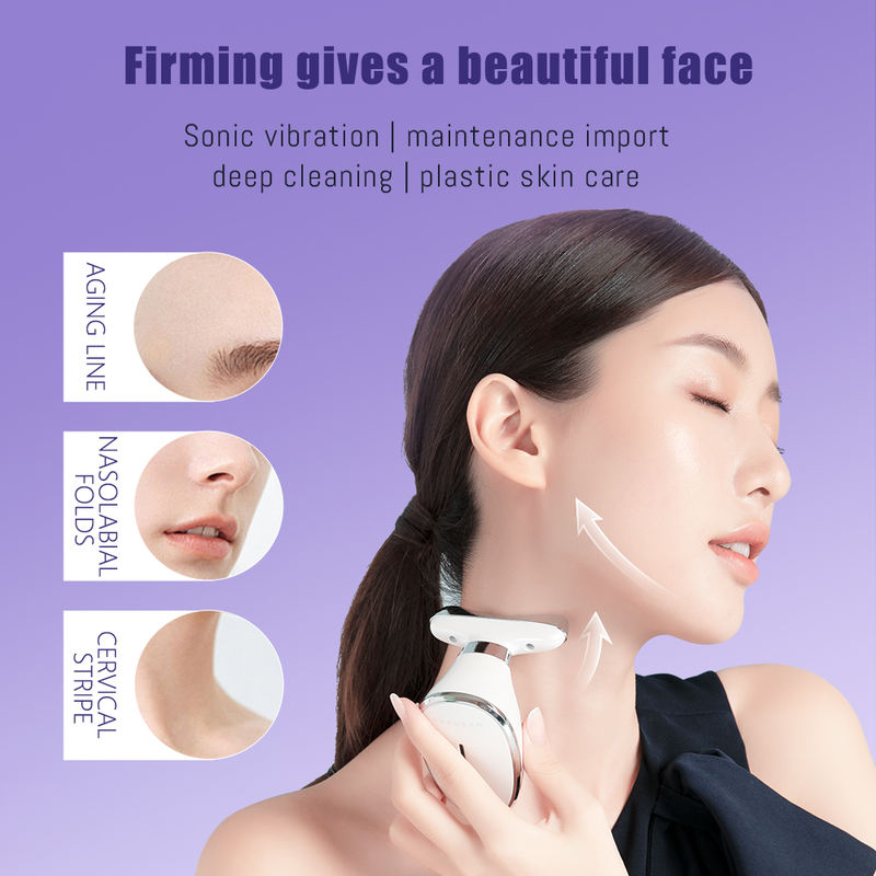 7-color LED Photon Rejuvenation EMS Microcurrent V-Face & Neck Beauty Device For Double Chin Removal 1
