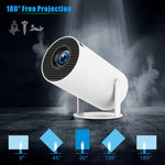 5G 4K Projector Smart HD LED WiFi Bluetooth HDMI USB Android Office Home Theater 9
