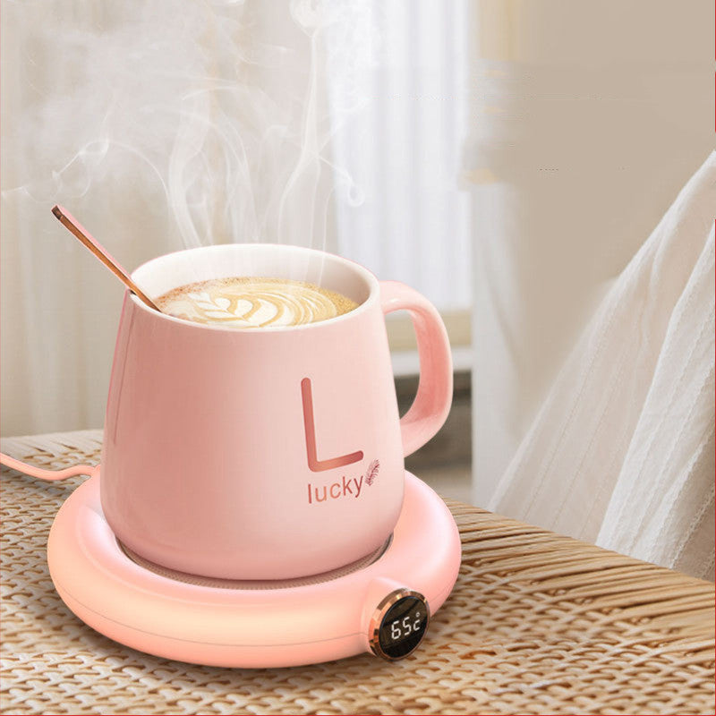Cup Warmer Pad USB Charge Home Office 3 Temperatures Adjustable Heat Plate LED Display Electric Heater Mug Pad Winter Kitchen Gadgets 3