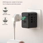 International Universal Travel Conversion Plug Dual C Socket 7