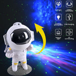 Galaxy Star Projector Starry Sky Night Light Astronaut Lamp Home Room Decor Decoration Bedroom Decorative Luminaires Gift 8