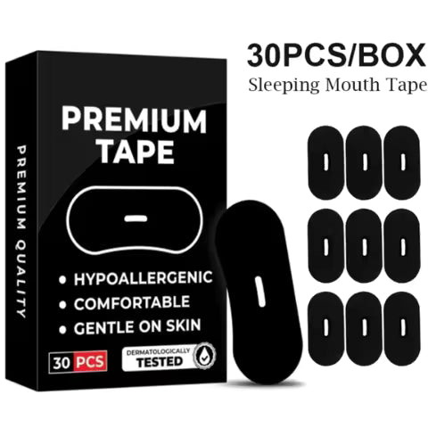 Anti-snoring mouth strip for sleep, best medical-grade breathing nasal strips to relieve snoring during sleep