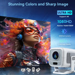 DITONG X3Plus HD Original Projector 1080P Support 4K WIFI6 BT5.4 Android Mini Portable LED Projector Home Theater Video Projector 13