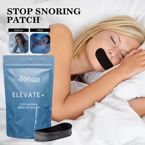 Anti-snoring mouth strip for sleep, best medical-grade breathing nasal strips to relieve snoring during sleep