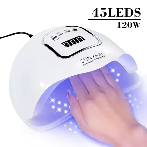 SUNX5Max 150W UV LED Nail Lamp for Fast Drying Gel Nail Light Therapy Machine 45 LEDs Manicure Salon Tool Equipment 8