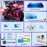 DITONG X3Plus HD Original Projector 1080P Support 4K WIFI6 BT5.4 Android Mini Portable LED Projector Home Theater Video Projector 14