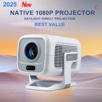 DITONG X3Plus HD Original Projector 1080P Support 4K WIFI6 BT5.4 Android Mini Portable LED Projector Home Theater Video Projector 15