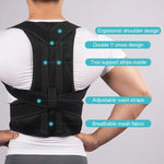 Posture corrector, two-pronged upper and lower shoulder support belt for back pain relief, improved spine and clavicle posture, vest 14