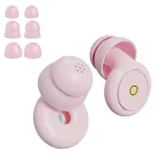 50dB Noise Cancelling Sleep Earplugs, Reusable Silicone Earplugs, Strong Sound Isolation, Multiple Sizes of Ear Covers, Unisex