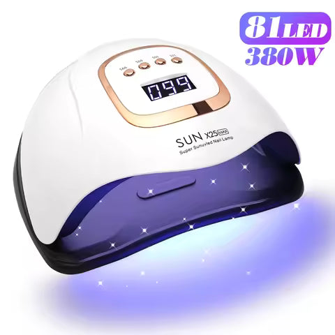 SUNX5Max 150W UV LED Nail Lamp for Fast Drying Gel Nail Light Therapy Machine 45 LEDs Manicure Salon Tool Equipment