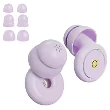 50dB Noise Cancelling Sleep Earplugs, Reusable Silicone Earplugs, Strong Sound Isolation, Multiple Sizes of Ear Covers, Unisex 22