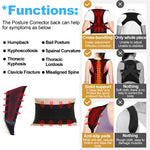 Posture corrector, two-pronged upper and lower shoulder support belt for back pain relief, improved spine and clavicle posture, vest 9