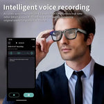 AI Smart Glasses with 8MP Camera Video Recording 100+ Language Translation Sunglasses Bluetooth Call Music Playing Men Women 16