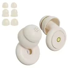 50dB Noise Cancelling Sleep Earplugs, Reusable Silicone Earplugs, Strong Sound Isolation, Multiple Sizes of Ear Covers, Unisex 3