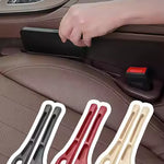New car gap storage box with 2 USB chargers, colorful LED seat gap organizer, phone holder, cup and bottle holder 8