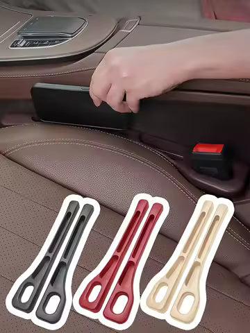 New car gap storage box with 2 USB chargers, colorful LED seat gap organizer, phone holder, cup and bottle holder 8