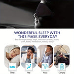 3D Contour Cup Sleep Mask with Noise-Canceling Earplugs, Night Face Mask that Blocks Light, Soft and Comfortable, Comfortable 11
