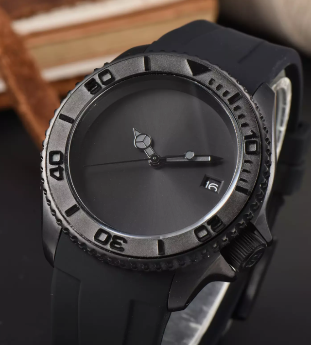 Matte Black Luxury Automatic Watch