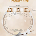 Women’s White Leather Strap Watch – Elegant & Fresh 3