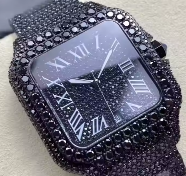 Stylish Women’s Watch with Shiny Black Accent
