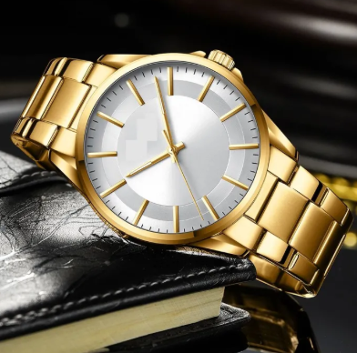 Classic Gold Watch Set for Men & Women – Stylish & Timeless