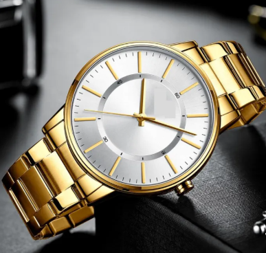 Classic Gold Watch Set for Men & Women – Stylish & Timeless