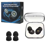 50dB Noise Cancelling Sleep Earplugs, Reusable Silicone Earplugs, Strong Sound Isolation, Multiple Sizes of Ear Covers, Unisex 13