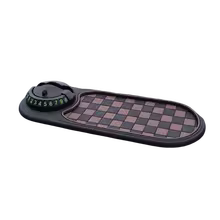 2 in 1 Anti-slip Dashboard Mat with Phone Mount, 360 Degree Rotating Car Phone Holder, Non-slip Adhesive Car Mat 8