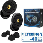 50dB Noise Cancelling Sleep Earplugs, Reusable Silicone Earplugs, Strong Sound Isolation, Multiple Sizes of Ear Covers, Unisex 19