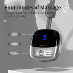 2024 Mini Portable Hanging Neck Massager With Heat Electric EMS TENS Pulse Hot Compress Smart Cervical Spine Massager Shoulder 4