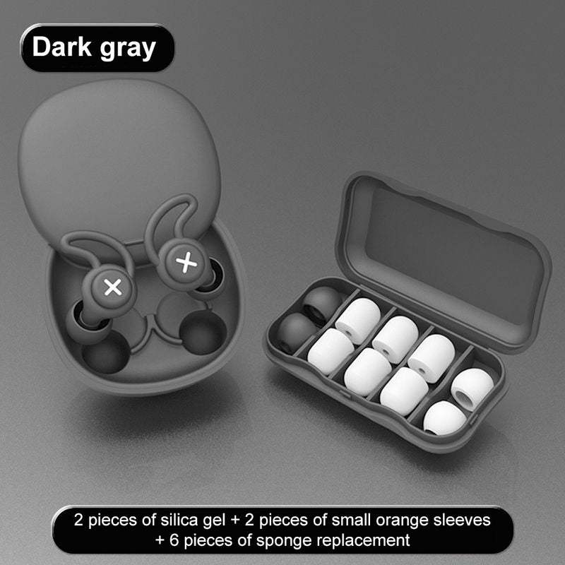 Anti-noise Sleep Silicone Earplugs 6