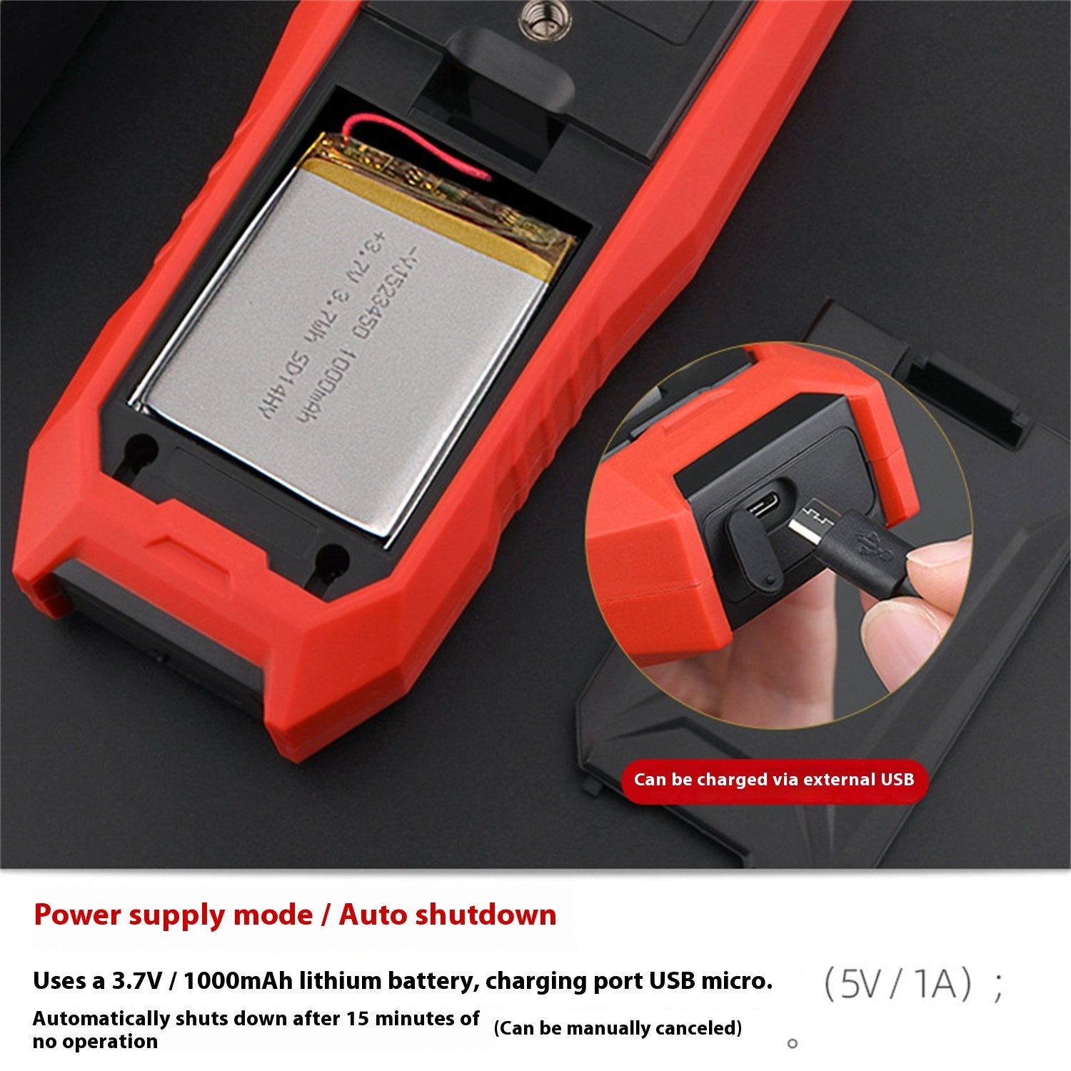 Portable Combustible Gas Leak Detector Made Of Plastic