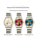 Hollow Mechanical Watch Women's Steel Belt Waterproof 6