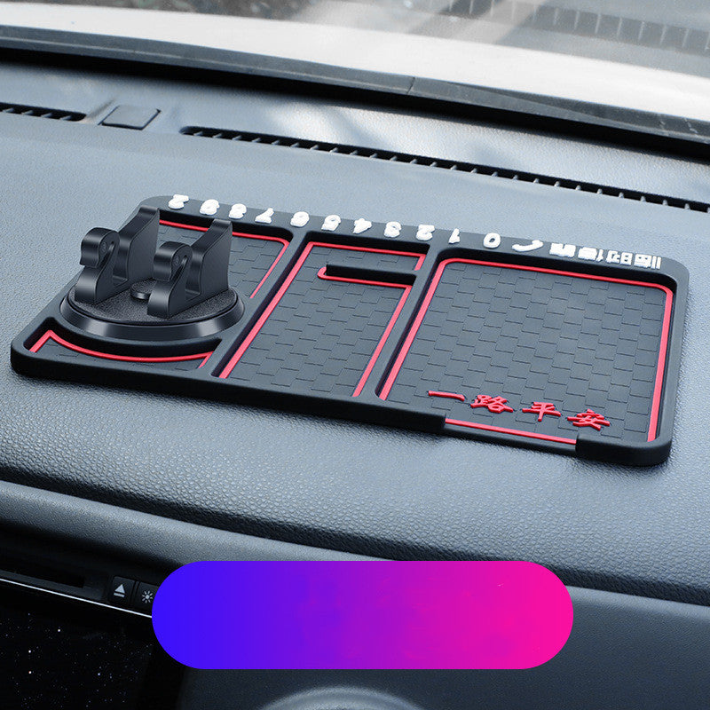 Non-Slip Car Phone Pad For 4-in-1 Car Parking Number Card Anti-Slip Mat Auto Phone Holder Sticky Anti Slide Dash Phone Mount 20