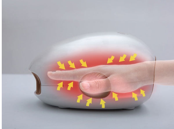 Electric Hand Massager With Airbag Heating Compress And Kneading Joints