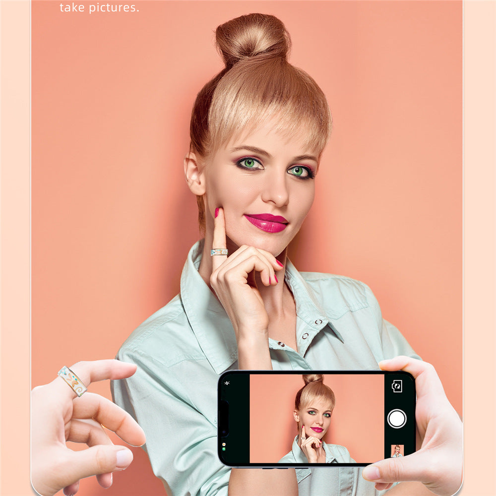 Smart Ring Blood Oxygen Heart Rate Sleep Analysis Health Monitoring