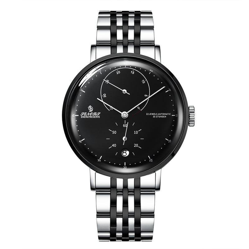 Curved Glass Business Fashion Men's Automatic Mechanical Watch 4