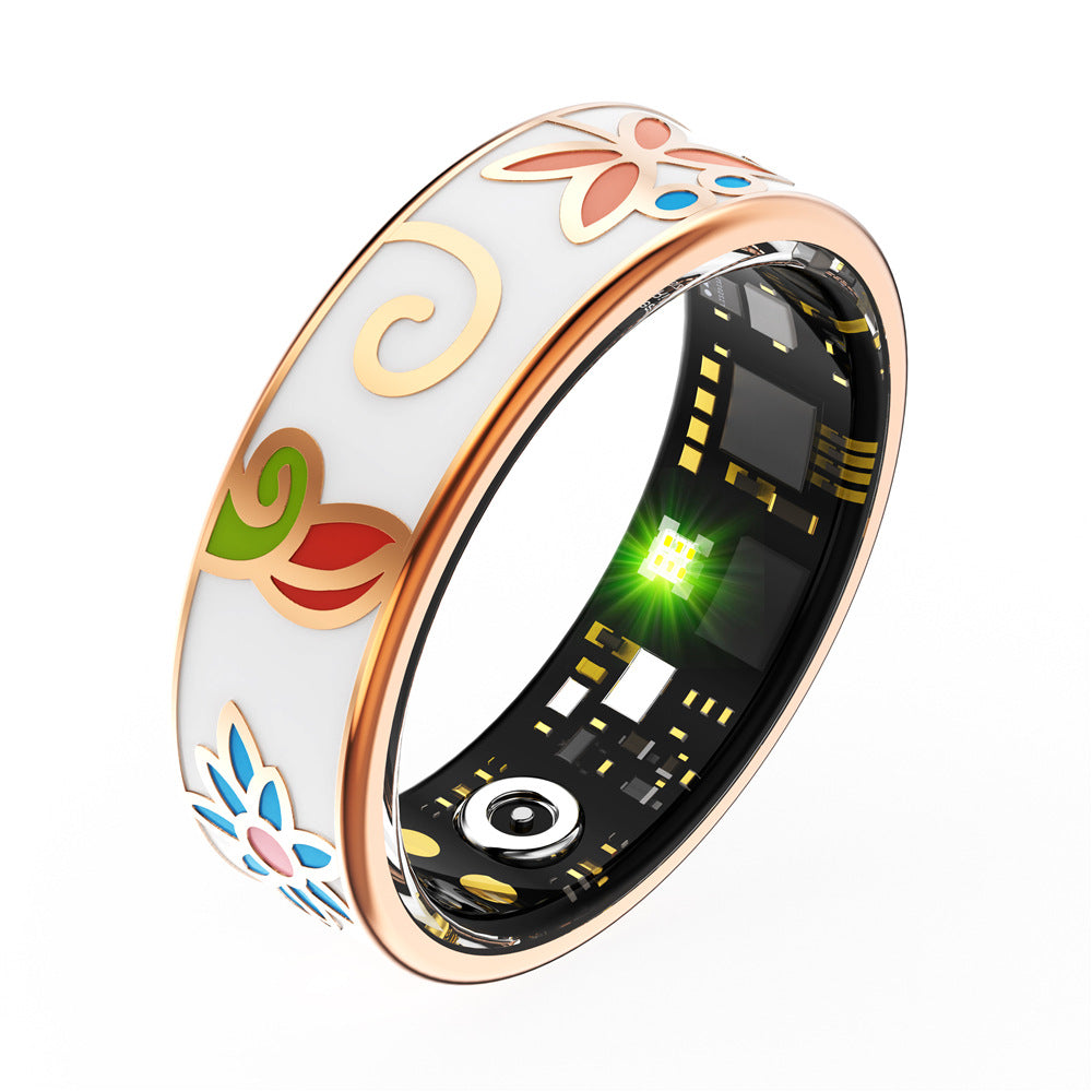 Smart Ring Blood Oxygen Heart Rate Sleep Analysis Health Monitoring