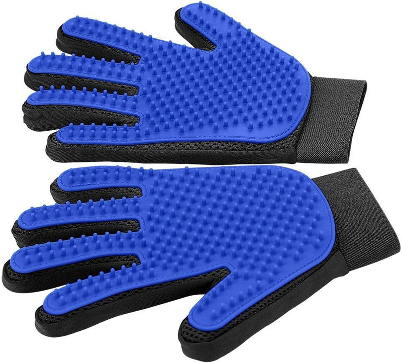 Upgrade Pet Grooming Gloves Cat Brushes For Gentle Shedding  Efficient Pets Hair Remover Mittens Dog Washing Gloves For Long And Short Hair Dogs Cats  Horse 1