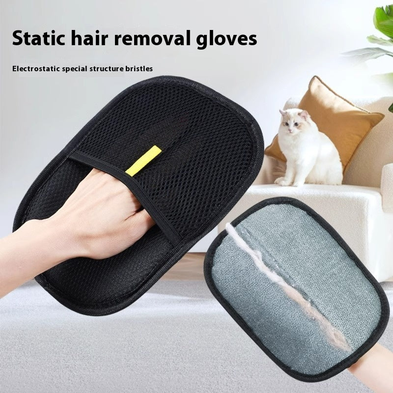 Pet Hair Remover Mitt Pet Hair Remover Gloves Deshedding Brush Glove For Dog Cat Rabbit With Long Short Curly Hair 10