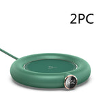 Cup Warmer Pad USB Charge Home Office 3 Temperatures Adjustable Heat Plate LED Display Electric Heater Mug Pad Winter Kitchen Gadgets 5