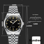 316L Stainless Steel Automatic Mechanical Watch 7