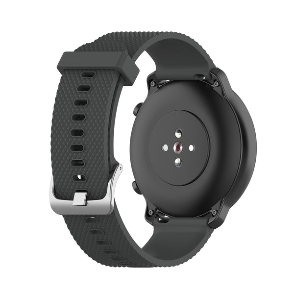 Textured Silicone Steel Buckle Sports Strap