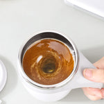 Electric Stirring Cup Full-automatic Magnetic Rotating Coffee Mug Charging 5