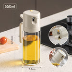 2 In 1 Oil Sprayer Bottle BBQ Cooking Oil Dispenser Olive Oil Pourers Sprayer Kitchen Baking Oil Mister Vinegar Bottle 4