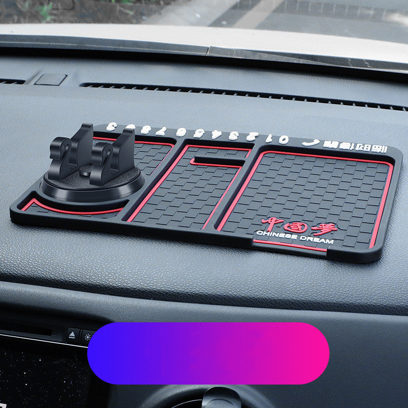 Non-Slip Car Phone Pad For 4-in-1 Car Parking Number Card Anti-Slip Mat Auto Phone Holder Sticky Anti Slide Dash Phone Mount 15