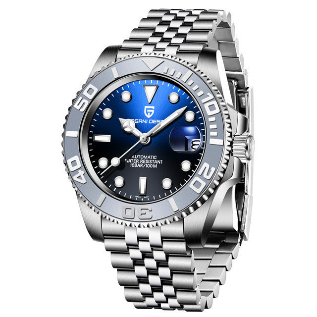 Fashion Men Mechanical Watch Luminous Rotatable 10