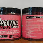 Creatine Monohydrate Gummies 5000mg Per Serving, Vegan 2